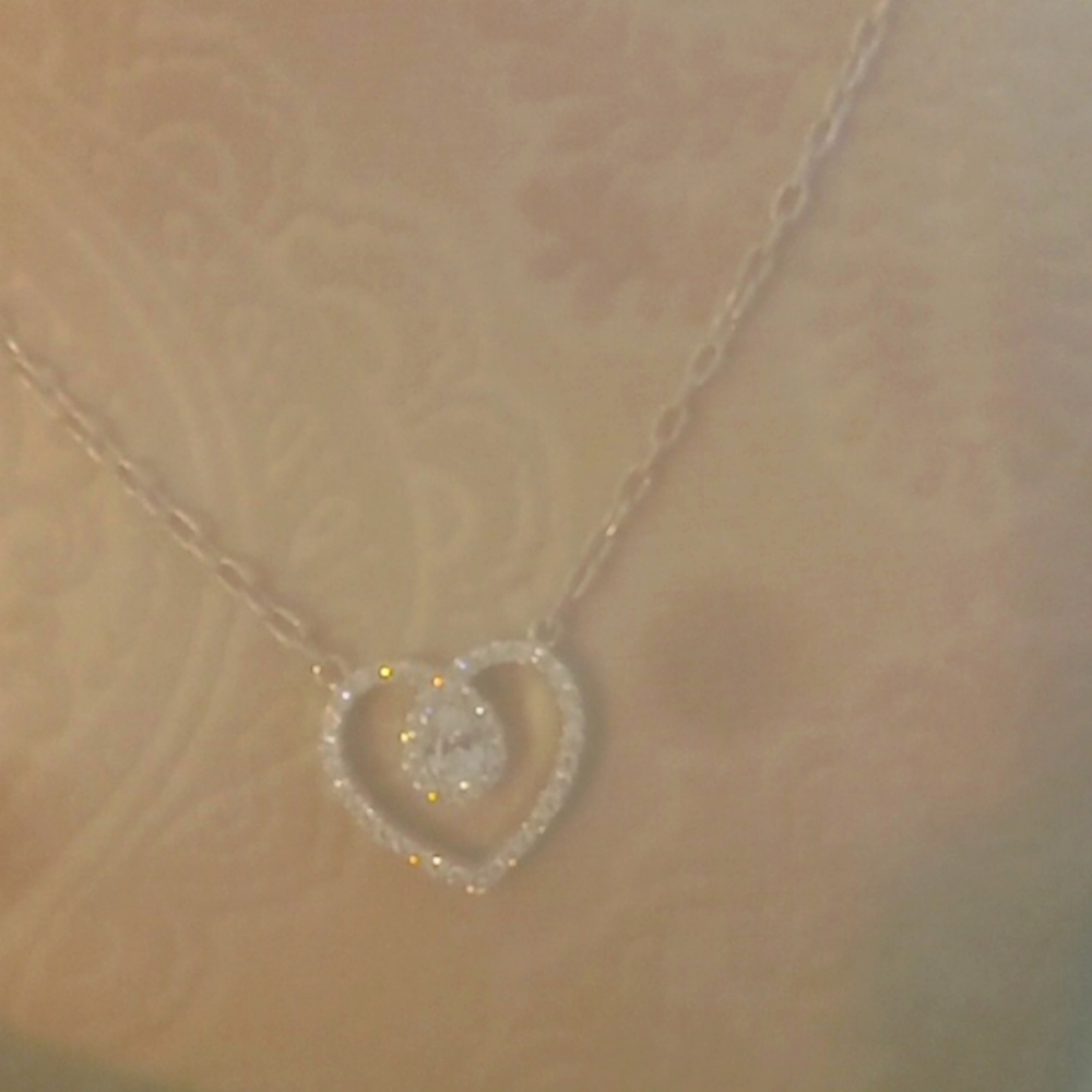 Necklace heart shaped